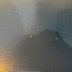 豆テーブル　青色　の画像