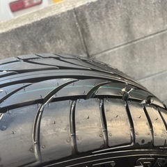 19インチホイールバリ山タイヤ付 4本の画像