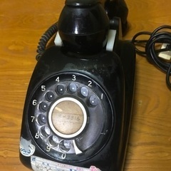 昭和レトロ  黒電話 現状渡しの画像