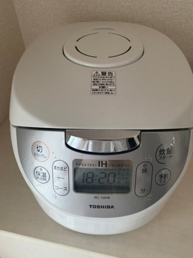 東芝　TOSHIBA  IHジャー炊飯器　RC-10HK