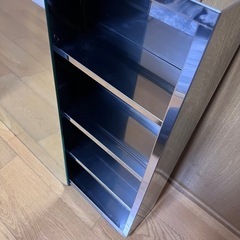 【新品】浴室用化粧鏡 ミラーキャビネットステンレススチール スライド式の画像
