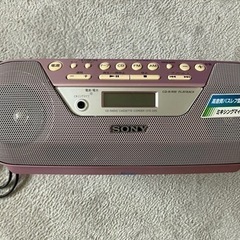 【差し上げます】SONY ソニー CDラジカセ　CFD-S05 ...
