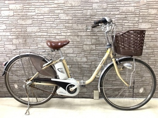 東京23区配達無料　新基準 Panasonic パナソニック ビビEX 10Ah リチウム 電動自転車☆中古☆パナ ⑤