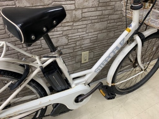 東京23区配達無料　新基準 ブリヂストン ステップクルーズ　8.7Ah リチウム 電動自転車 中古③
