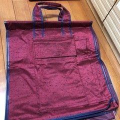 和装バック★つむぎ織★箱入り★中古品の画像