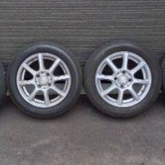 軽自動車用14インチ夏タイヤホイール4本セット　ブリジストン　エコピア　NEXTRY  155/65R14 バリ目