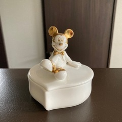 値下＊中古＊Disney加藤工芸ミッキー　小物入れ