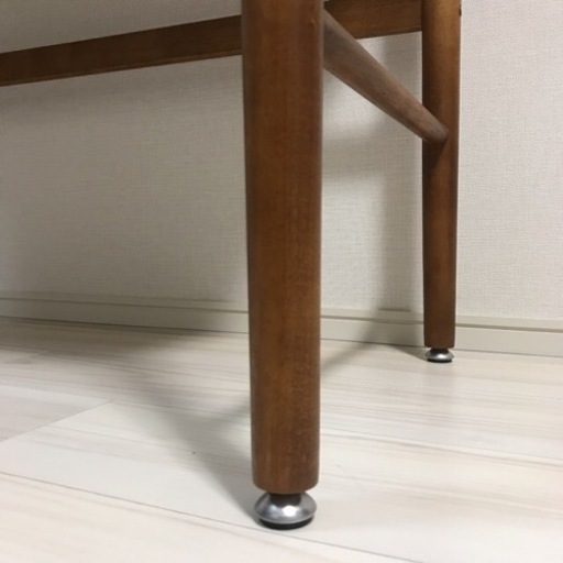 ベルメゾン　ウォールナットデスク　引き出し付き