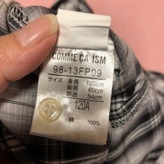 最終値下げ　COMME CA ISM  コムサイズム　キッズ　ワンピース　120センチの画像