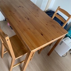 【譲る方決定済み】ダイニングテーブル　IKEA ヨックモック