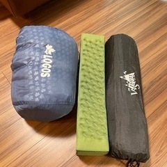 寝袋×1 マット×2