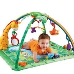 [0~1歳児]室内遊具 レインフォレスト デラックスジム フィッ...