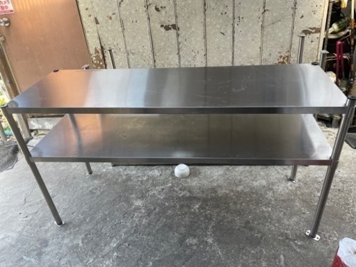 キッチンカー#にちょうどいいサイズのステンレス作業台