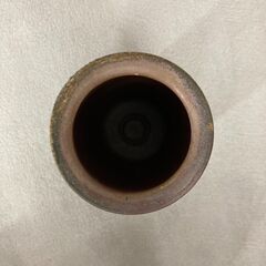【値下げしました】備前焼　五郎辺衛　花瓶　華道の画像