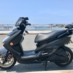 シグナスX-3チョイ改⭐️マッドブラック⭐️逆車⭐️かなり綺麗です❣️の画像