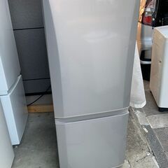 ●三菱 冷蔵庫●23区及び周辺地域に無料で配送、設置いたします(当日配送も可能)●MR-P15C-S 2017年製●MIT5A