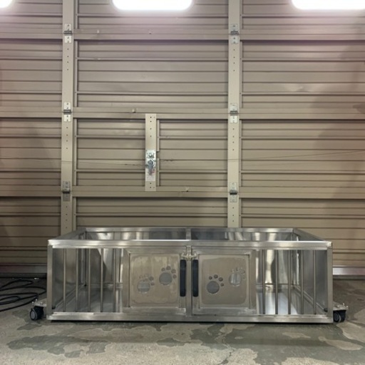 終 ステンレス製 ペットケージ ゲージ 犬 猫 小型 菊HG