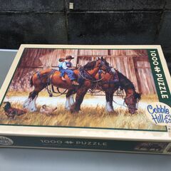 お値下げ『お馬さん』米国製 1000ピース COBBLE HIL...