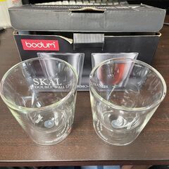 新品 保温グラス 2個 BODUM ボダム SKÅL スカル ダ...