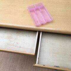 【昭和レトロ家具】くろがね工作所 木製 事務机 学習 デスク 高さ調節可 現状お渡し その①の画像