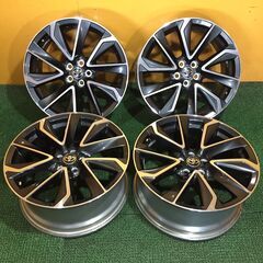 No.828　トヨタ純正　18ｘ8Ｊ　5穴　PCＤ100　18インチアルミ　カローラスポーツ等