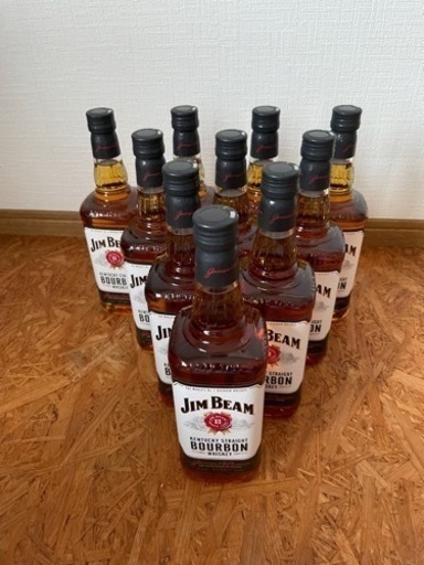 激安　JimBeam 700ml 10本セット
