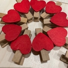 木製クリップ　大きさ色々の画像