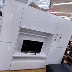 枠付きテレビ台　テレビ台　収納付きテレビ台