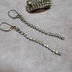 ピアスと指輪セット　ダイヤモンド