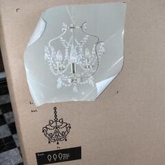 新品　IKEA　イケア　シャンデリア　3灯　LED　天井　照明の画像