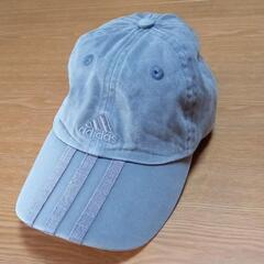 アディダス コットンキャップ グレー