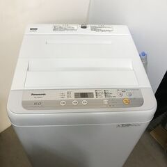 都内近郊送料無料 Panasonic 洗濯機 6.0㎏ 2018年製