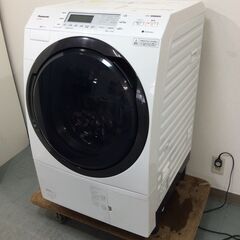 (5/30受渡済)YJT4366【Panasonic/パナソニック ドラム洗濯機10.0㎏】極美品 2021年製 NA-VX700BL 家電 洗濯 斜め型 左開き