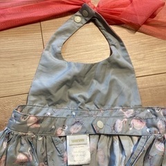 マールマール　お食事エプロンbouquet 6 flamingo pinkの画像