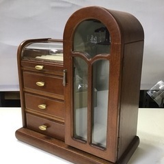 木製　オルゴール付き　ジュエリーBOX  