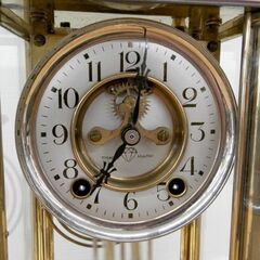 アンティーク TRADE MARK トレードマーク ゼンマイ 置時計 振り子時計