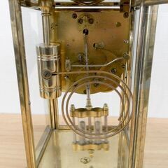 アンティーク TRADE MARK トレードマーク ゼンマイ 置時計 振り子時計