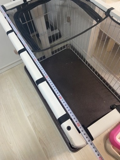(美品】ペットケージ　ドッグケージ　ネット付き