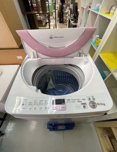 SHAP  全自動電気洗濯機 ES-GE60N-P
