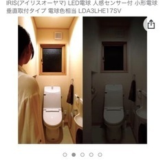 人感 明暗センサー LED電球の画像