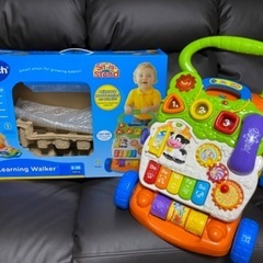 Vtech 手押し車　音が鳴ったり光ったりします（取り外し可能です）の画像