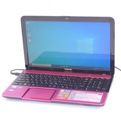 中古良品 新品爆速SSD 15インチ ピンク ノートパソコン 東芝 T552/36GR