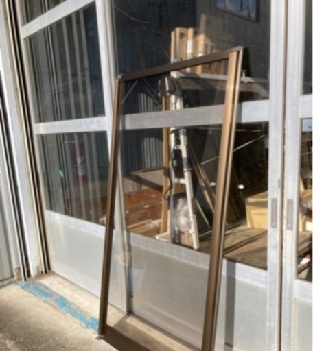LIXIL社　内付サッシ4枚建引違いテラスサッシ　単板硝子　在庫品①