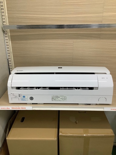 安心の1年保証付！！ SHARP　2.2kw壁掛けエアコン　AYｰL22NｰW  2021年製