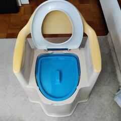 介護用品 ポータブルトイレ 無料の画像