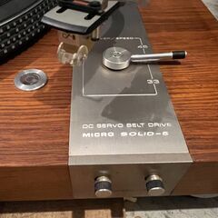 【値下げ】MICRO レコードプレーヤー SOLID-5の画像