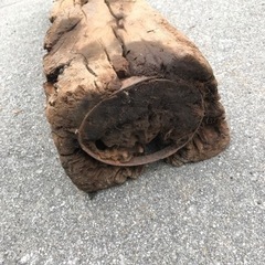 【値下げ】ガーデニング　線路で使われていた枕木　Aの画像