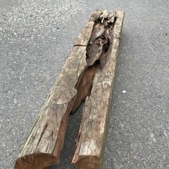【値下げ】ガーデニング　線路で使われていた枕木　Aの画像
