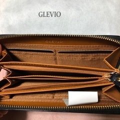 🍒新品　GLEVIO長財布　黒レザーの画像