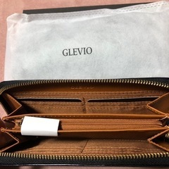 🍒新品　GLEVIO長財布　黒レザーの画像